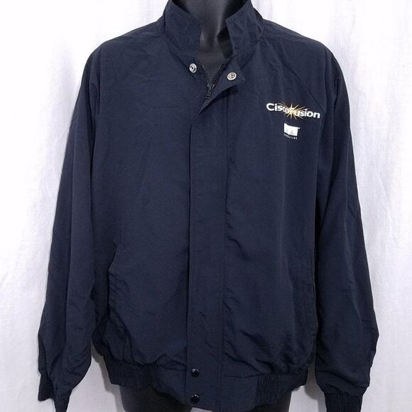 Cisco Systems World Tour Jacket Vintage 90s 1994 CiscoFusion Made In USA Mens - Picture 2 of 6